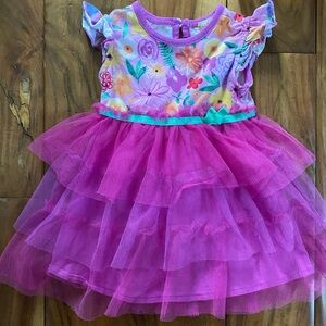 Matilda Jane Baby Girl Floral Tulle Dress Size 6-12 Months